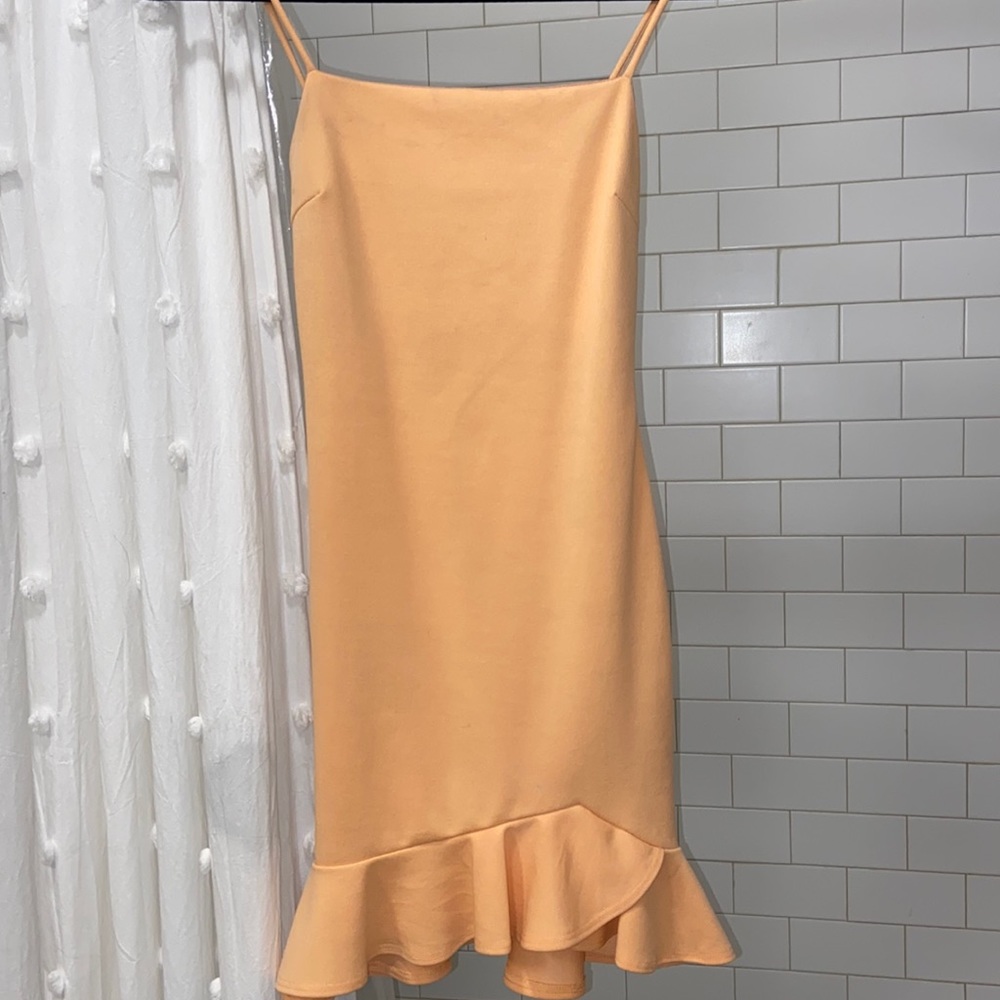 Orange Mini Dress